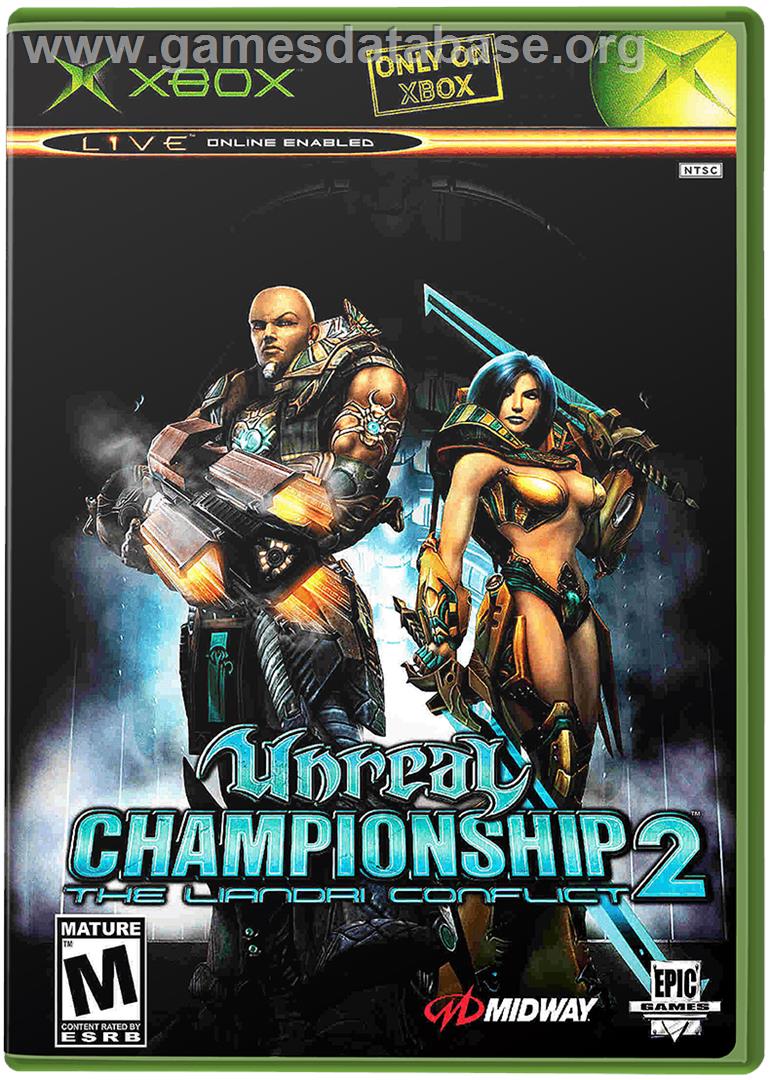 Unreal Championship 2: The Liandri Conflict - Microsoft Xbox - Artwork - Box