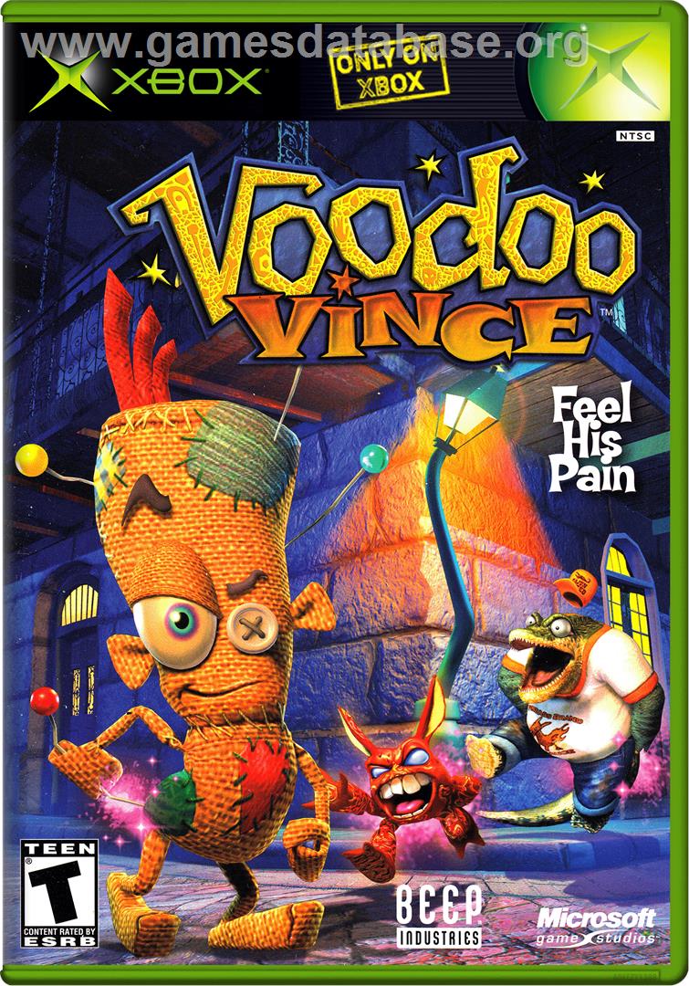 Voodoo Vince - Microsoft Xbox - Artwork - Box