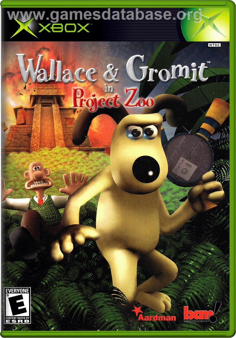 Wallace & Gromit in Project Zoo - Microsoft Xbox - Artwork - Box