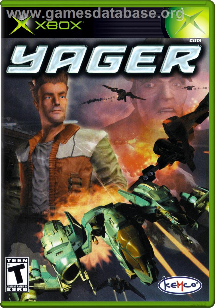 Yager - Microsoft Xbox - Artwork - Box