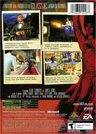 Box back cover for 007: From Russia with Love on the Microsoft Xbox.