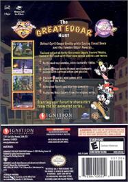 Box back cover for Animaniacs: The Great Edgar Hunt on the Microsoft Xbox.