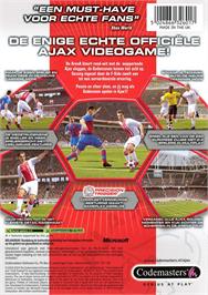Box back cover for Club Football 2005 on the Microsoft Xbox.