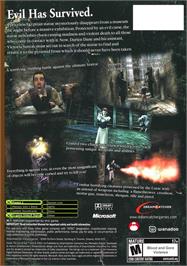 Box back cover for Curse: The Eye of Isis on the Microsoft Xbox.