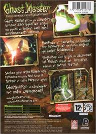 Box back cover for Ghost Master: The Gravenville Chronicles on the Microsoft Xbox.