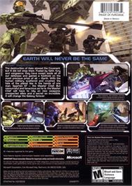 Box back cover for Halo 2: Multiplayer Map Pack on the Microsoft Xbox.