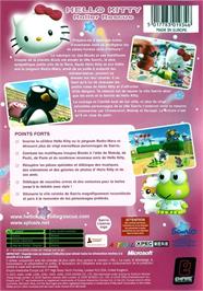 Box back cover for Hello Kitty: Roller Rescue on the Microsoft Xbox.