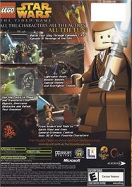 Box back cover for LEGO Star Wars: The Video Game on the Microsoft Xbox.