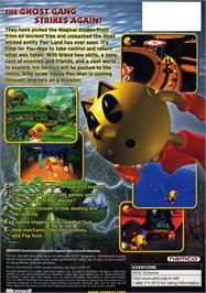 Box back cover for Pac-Man World 2 on the Microsoft Xbox.