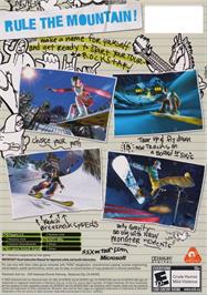 Box back cover for SSX on Tour on the Microsoft Xbox.