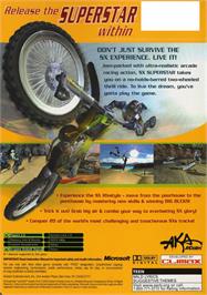 Box back cover for SX Superstar on the Microsoft Xbox.