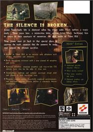 Box back cover for Silent Hill 2: Restless Dreams on the Microsoft Xbox.