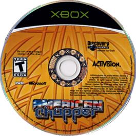 Artwork on the CD for American Chopper on the Microsoft Xbox.