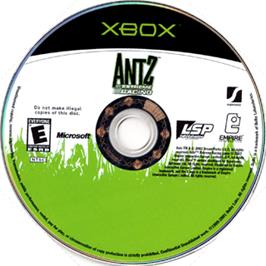 Artwork on the CD for Antz Extreme Racing on the Microsoft Xbox.