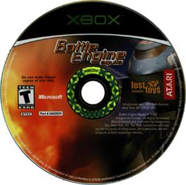 Artwork on the CD for Battle Engine Aquila on the Microsoft Xbox.