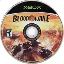 Artwork on the CD for Blood Wake on the Microsoft Xbox.
