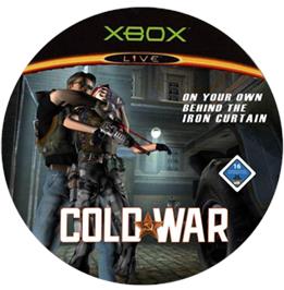 Artwork on the CD for Cold War on the Microsoft Xbox.