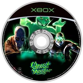 Artwork on the CD for Ghost Master: The Gravenville Chronicles on the Microsoft Xbox.