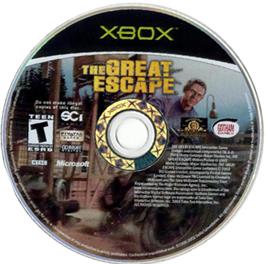Artwork on the CD for Great Escape on the Microsoft Xbox.