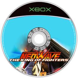 Artwork on the CD for King of Fighters: Neowave on the Microsoft Xbox.