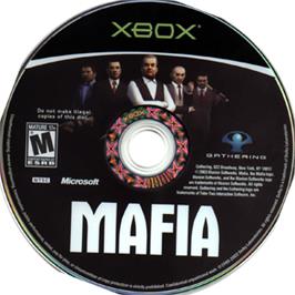 Artwork on the CD for Mafia on the Microsoft Xbox.