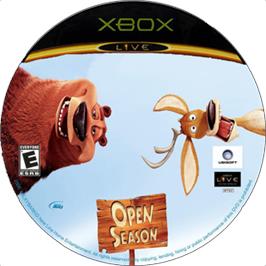 Artwork on the CD for Open Season on the Microsoft Xbox.