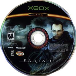 Artwork on the CD for Pariah on the Microsoft Xbox.