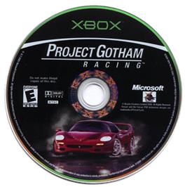 Artwork on the CD for Project Gotham Racing on the Microsoft Xbox.