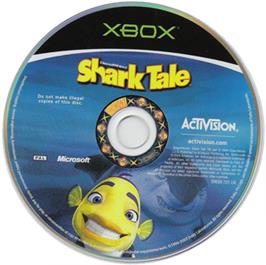 Artwork on the CD for Shark Tale on the Microsoft Xbox.