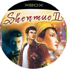 Artwork on the CD for Shenmue 2 on the Microsoft Xbox.