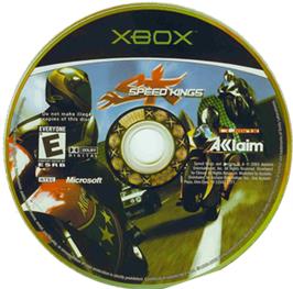 Artwork on the CD for Speed Kings on the Microsoft Xbox.