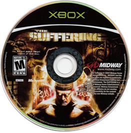 Artwork on the CD for Suffering on the Microsoft Xbox.