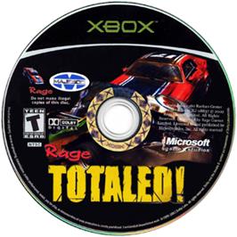 Artwork on the CD for Totaled on the Microsoft Xbox.
