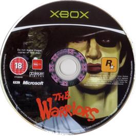 Artwork on the CD for Warriors on the Microsoft Xbox.