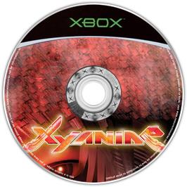 Artwork on the CD for Xyanide on the Microsoft Xbox.