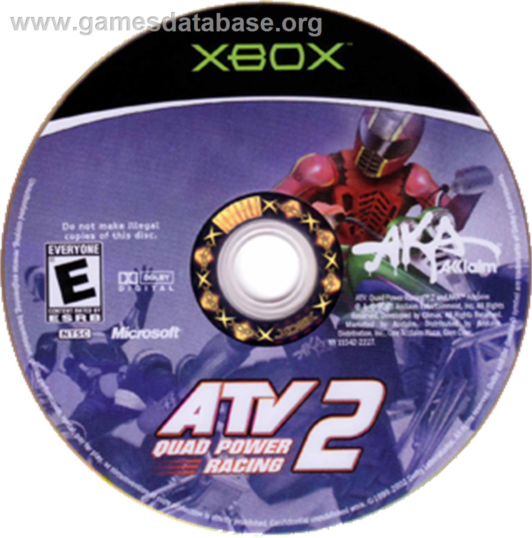 ATV: Quad Power Racing 2 - Microsoft Xbox - Artwork - CD