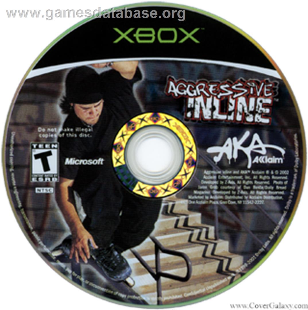Aggressive Inline - Microsoft Xbox - Artwork - CD