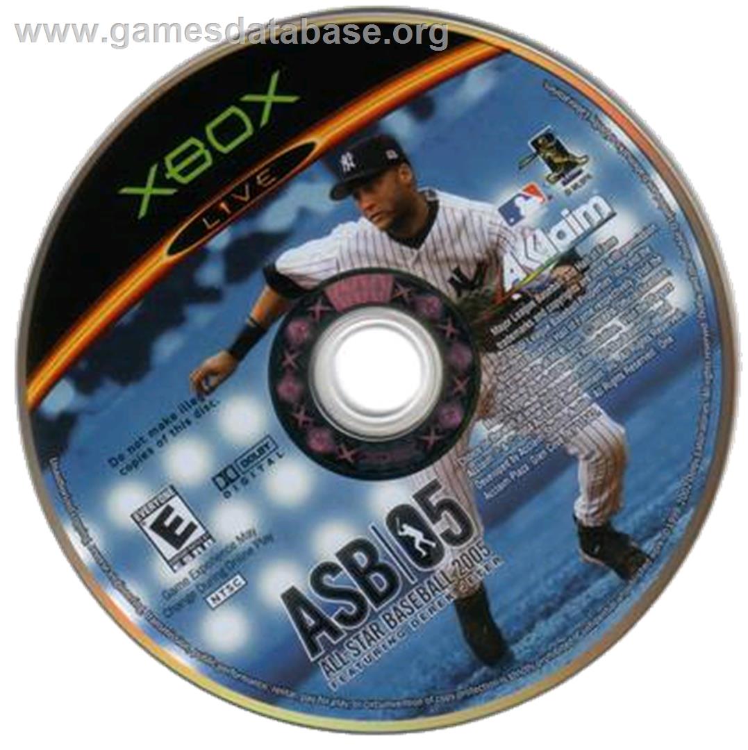 All-Star Baseball 2005 - Microsoft Xbox - Artwork - CD