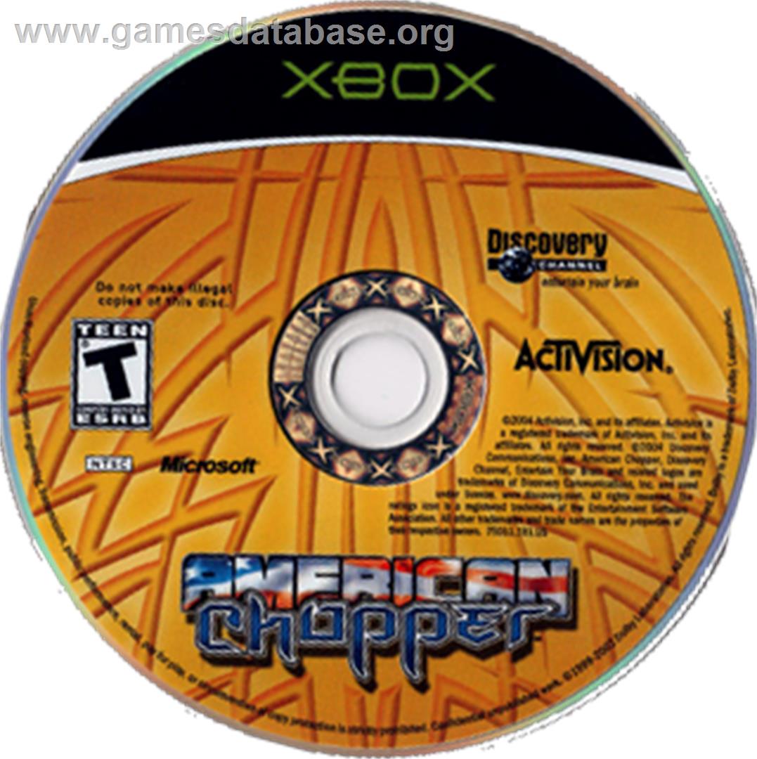 American Chopper - Microsoft Xbox - Artwork - CD