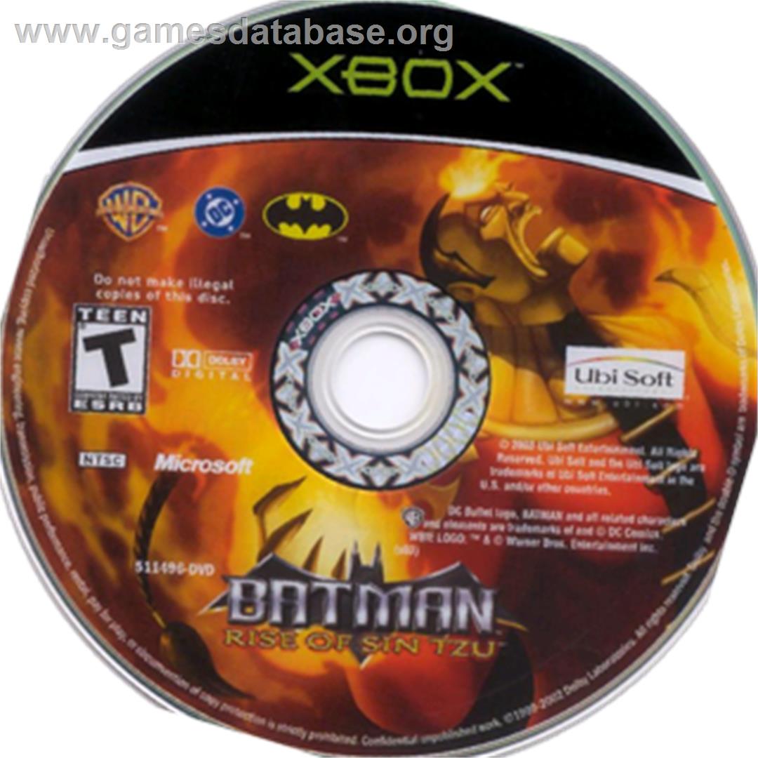 Batman: Rise of Sin Tzu - Microsoft Xbox - Artwork - CD