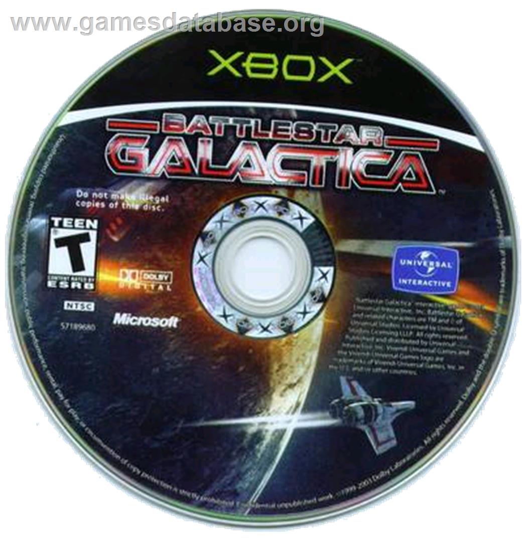 Battlestar Galactica - Microsoft Xbox - Artwork - CD