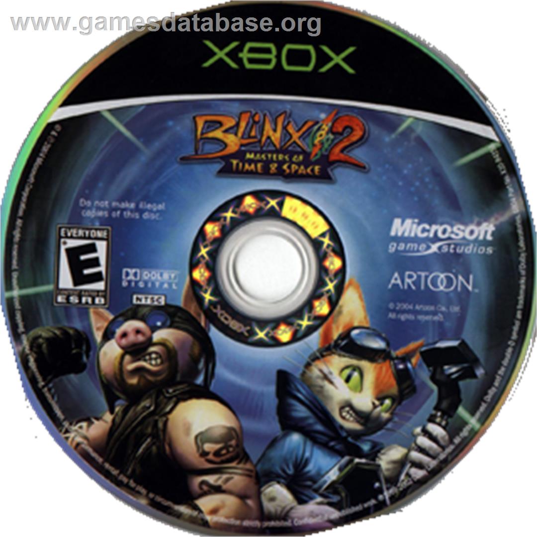 Blinx 2: Masters of Time and Space - Microsoft Xbox - Artwork - CD