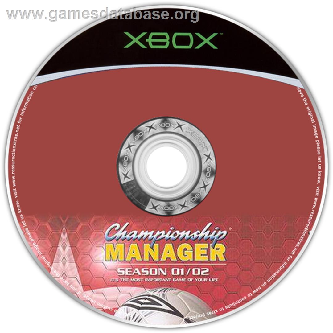Championship Manager: Season 01/02 - Microsoft Xbox - Artwork - CD