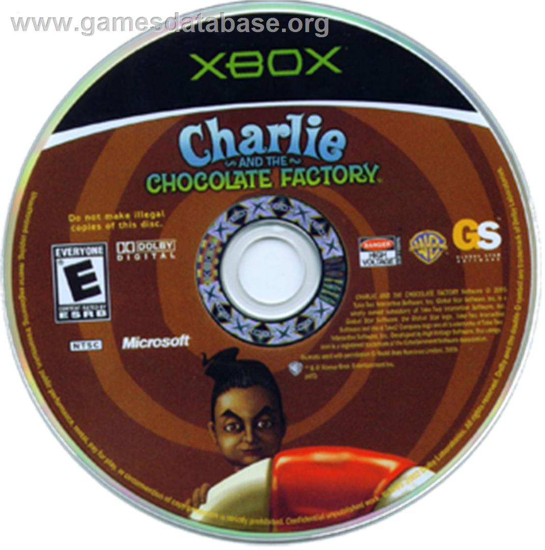 Charlie and the Chocolate Factory - Microsoft Xbox - Artwork - CD