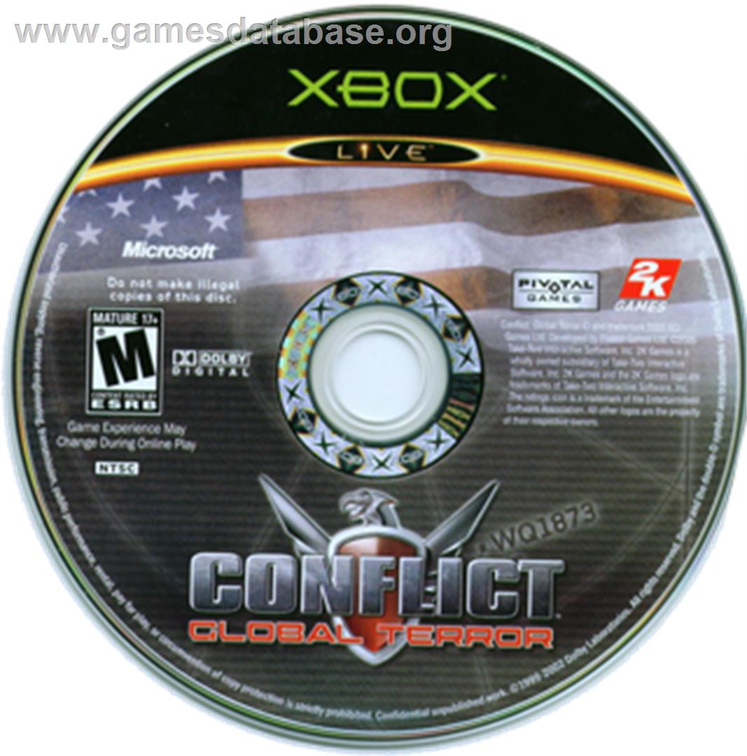 Conflict: Global Terror - Microsoft Xbox - Artwork - CD