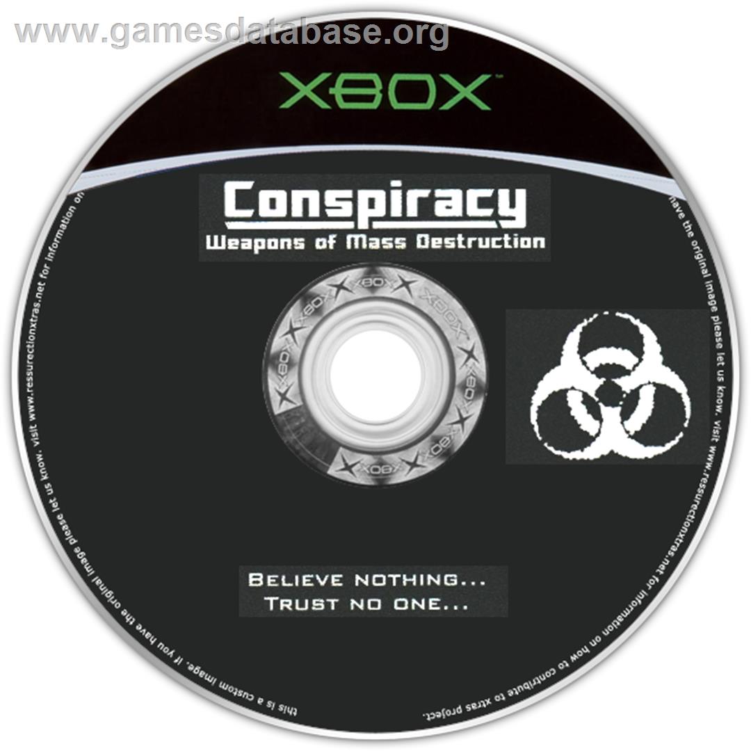 Conspiracy: Weapons of Mass Destruction - Microsoft Xbox - Artwork - CD