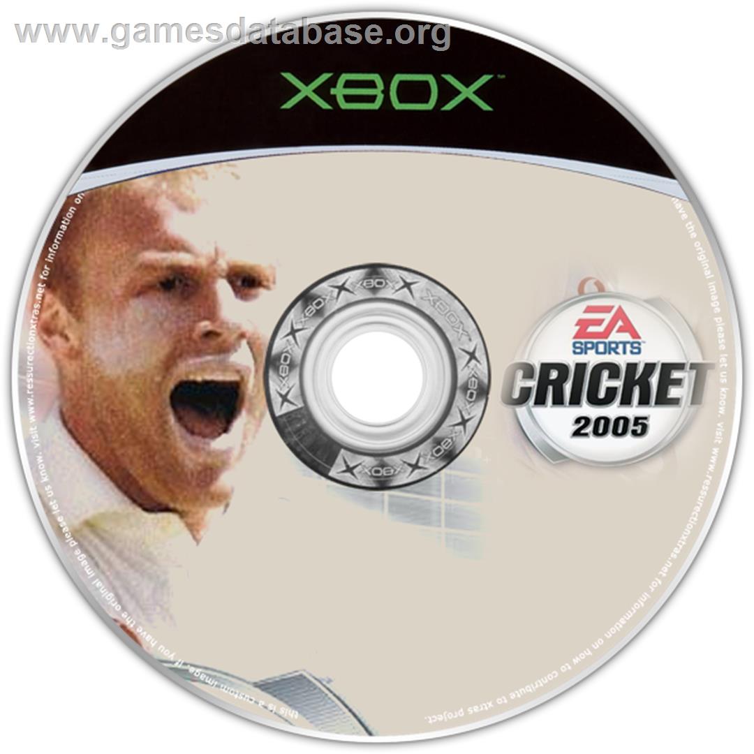 Cricket 2005 - Microsoft Xbox - Artwork - CD