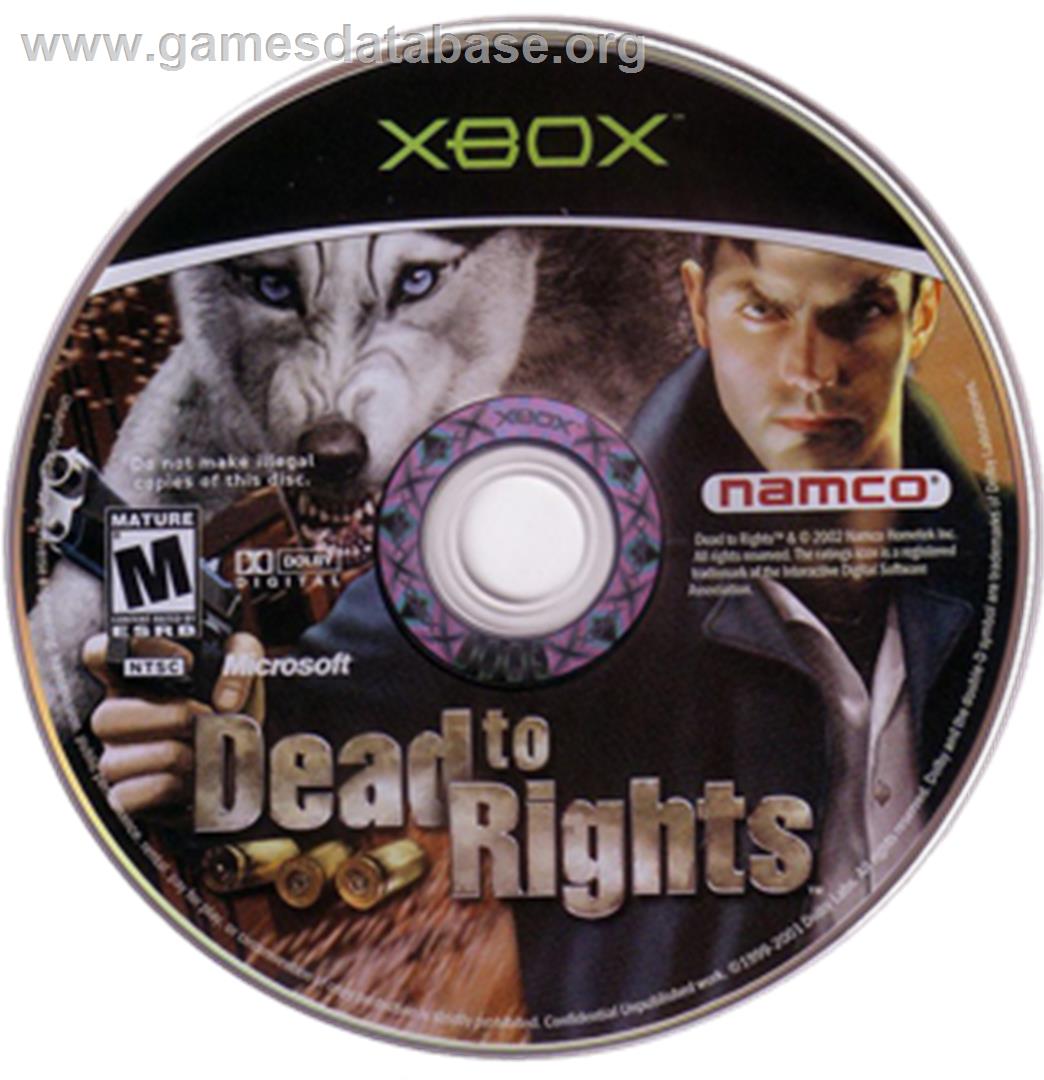 Dead to Rights - Microsoft Xbox - Artwork - CD