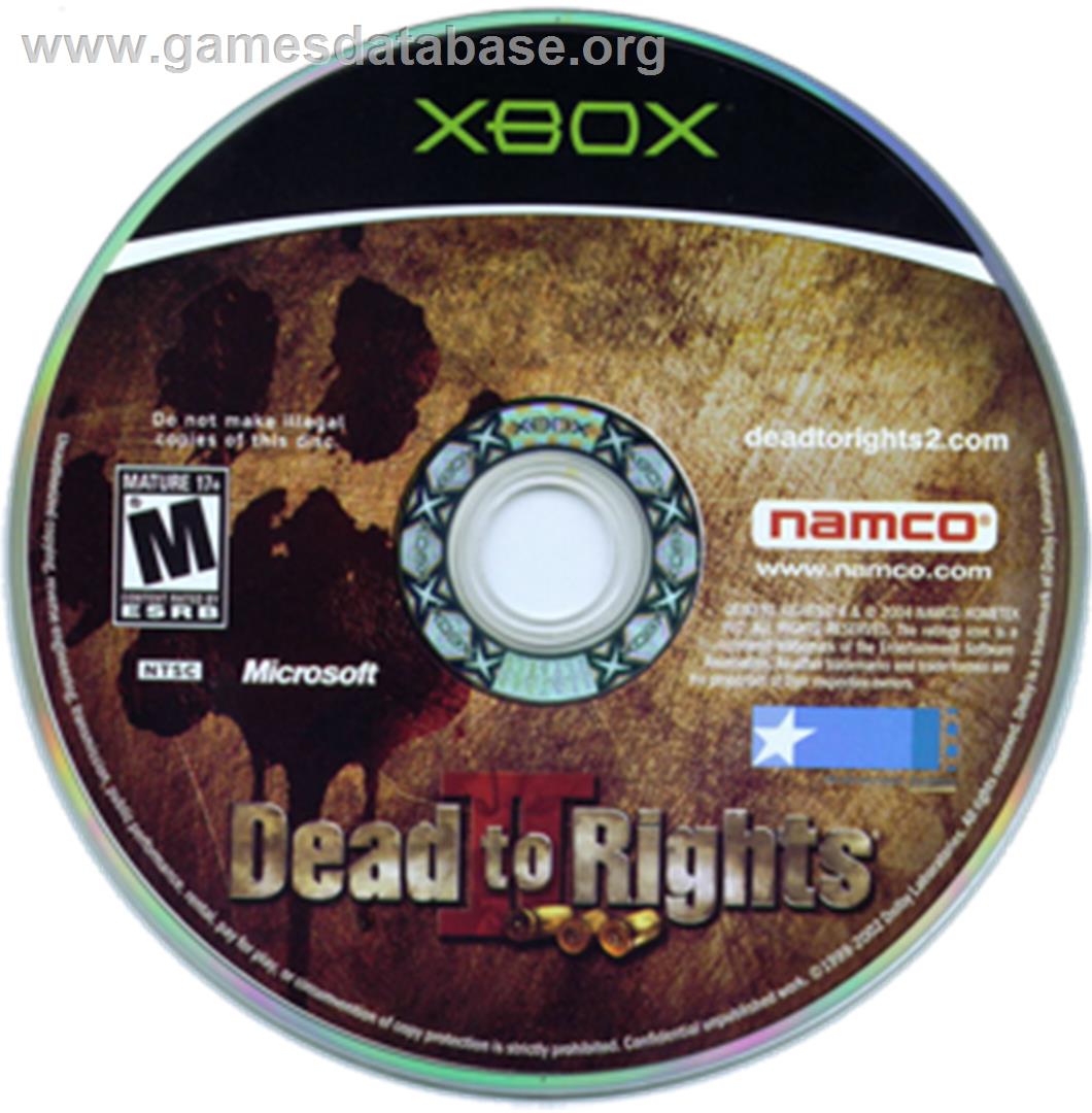 Dead to Rights 2 - Microsoft Xbox - Artwork - CD