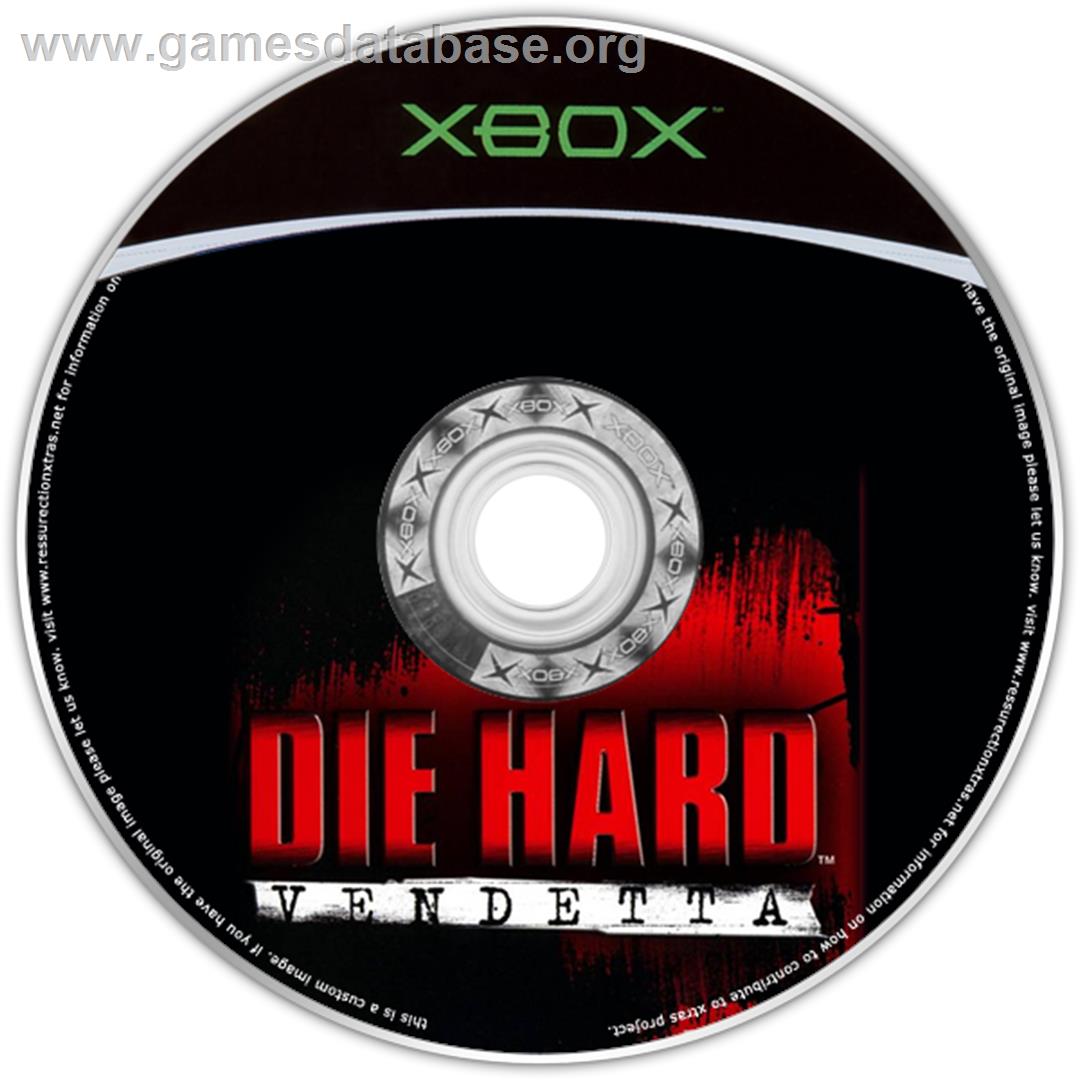 Die Hard: Vendetta - Microsoft Xbox - Artwork - CD